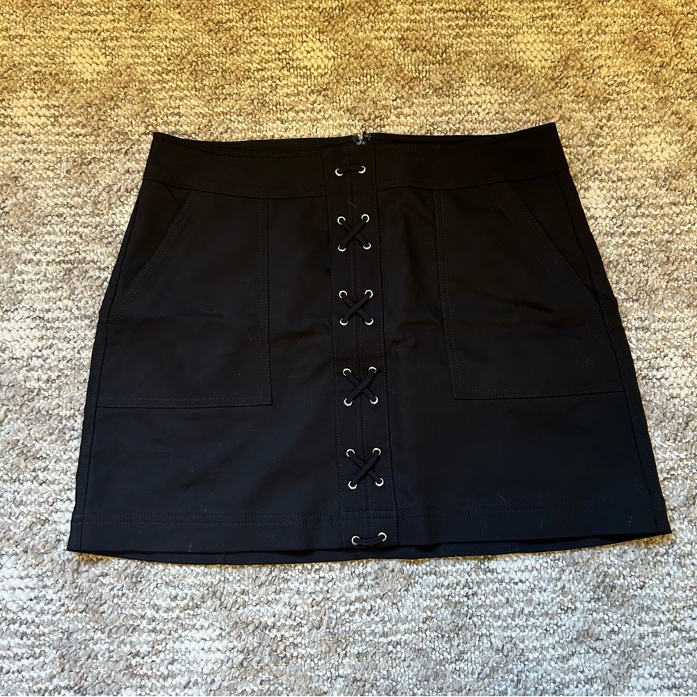 Express Black Mini Skirt